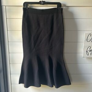 Black Pencil Sweater Skirt